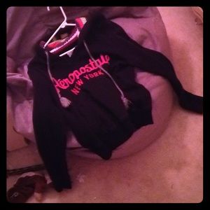 Aeropostale NEW YORK inside weave, pullover hoodie